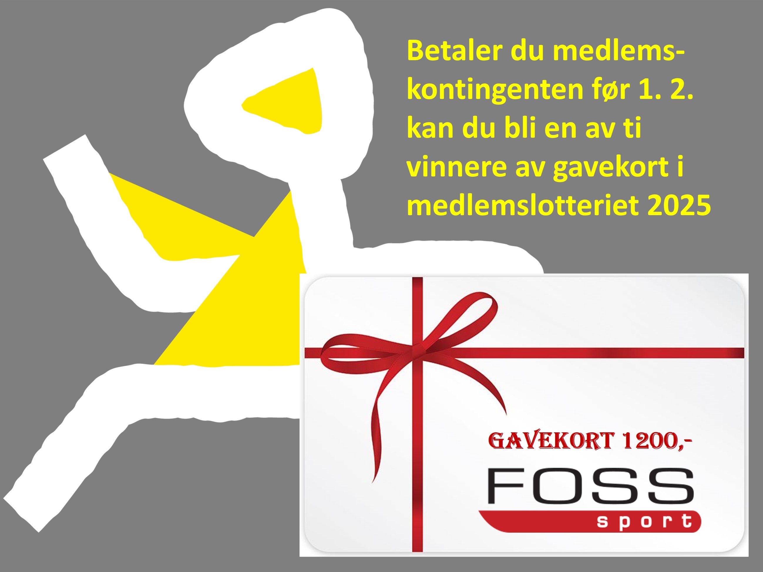 Kontingentkrav 2025 er sendt ut. Betal før 1.2. og delta i medlemslotteriet